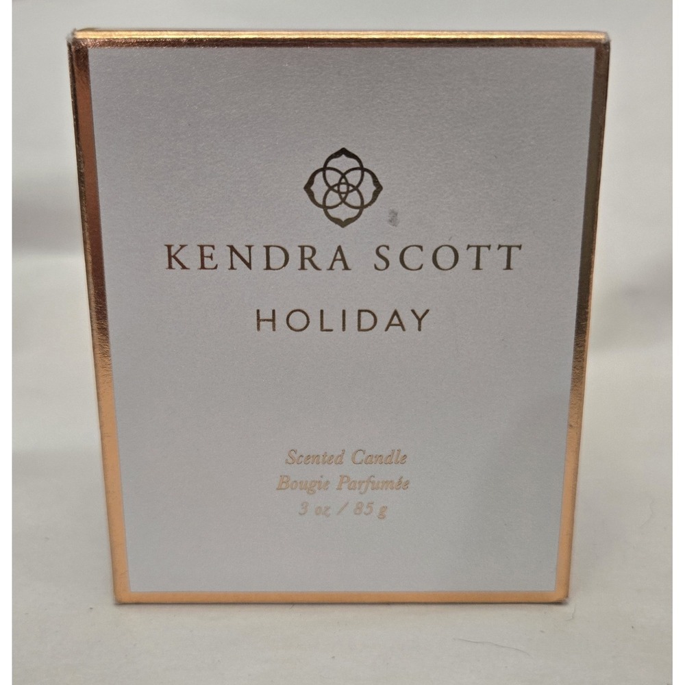 Kendra Scott Bougieβ Scented Candle Soy Blend Single Wick 3oz Holiday New In Box